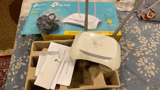 TP Link WR 840N double antenna box pack wireless router
