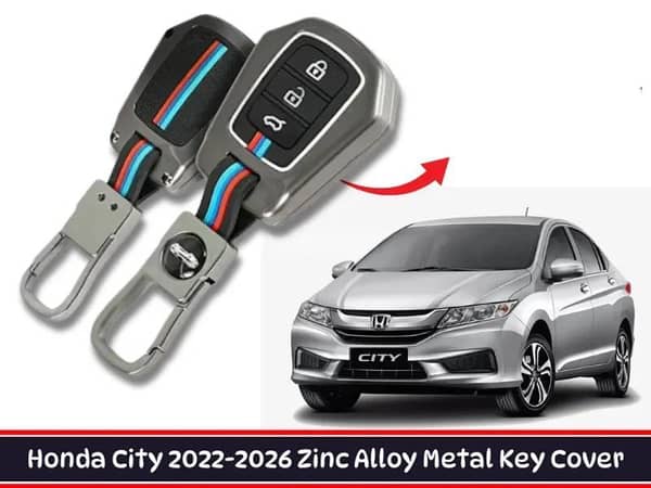 Honda City 2022 Model Premium Quality Metal Key Remote Cover