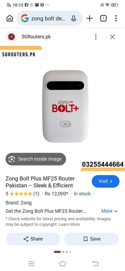 zong bolt 4g