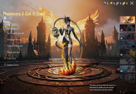 Pheonixtra X-Suit in PUBG for sale