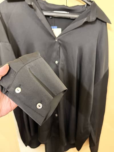 Black Silk Shirt