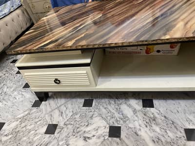 10/10 new table urgent sale totally wooden