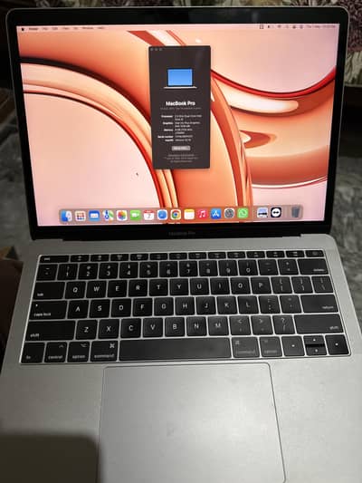 MACBOOK PRO 2017 i5 8gb ram and 256gb rom