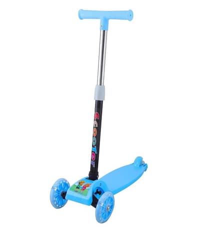 Blue Kids Scooter with Adjustable handle