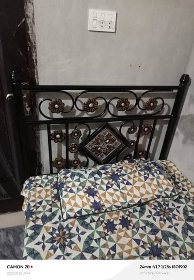 Iron Single Bed and bed for child with mattress