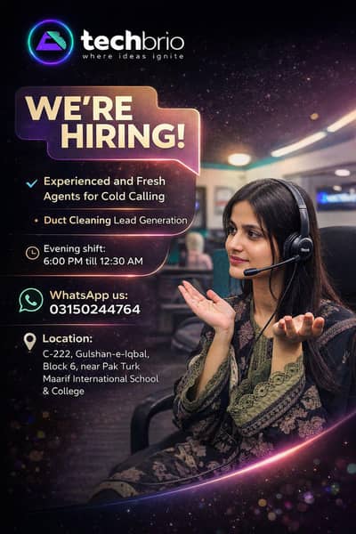 We are hiring customer sales Representative