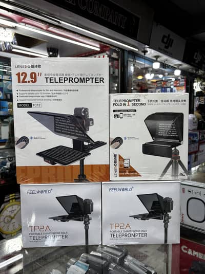 Teleprompter available in stock - Lensgo or feelworld