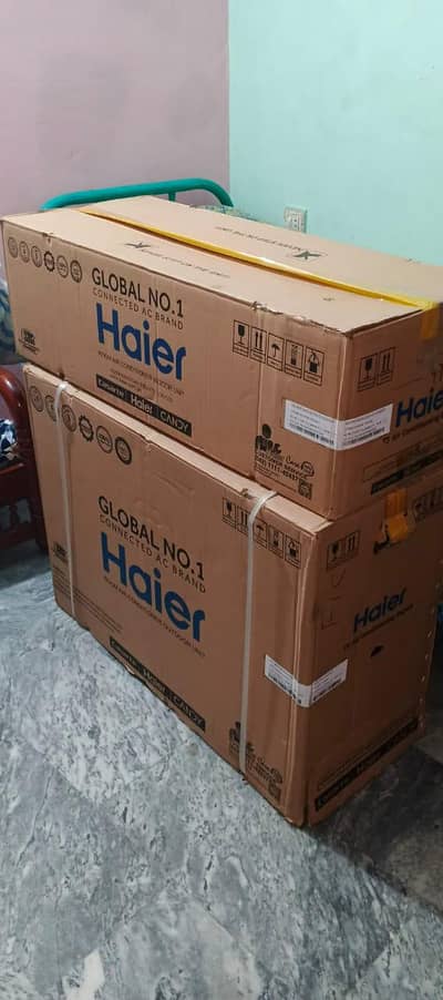 Haier ac box pack model 19HFC  box