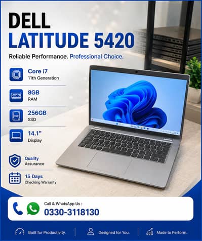 Dell Latitude 5420 : Core i7-11th Generation