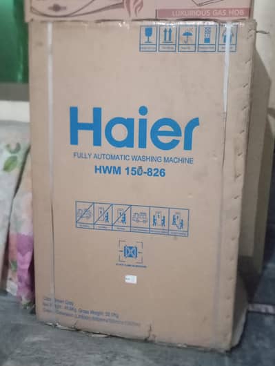 Haier fully automatic washing machine new on open box