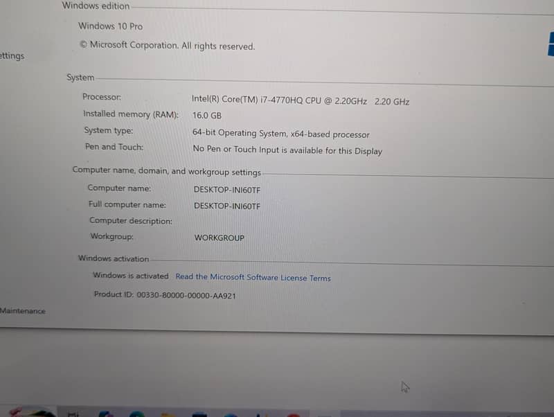 Macbook pro 2014 8