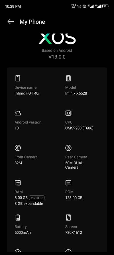 Infinix Hot 40i