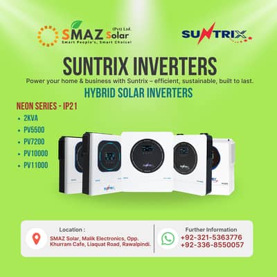 Solar Inverter, Hybrid Solar Inverter, Inverter, Suntrix, IP21, IP54