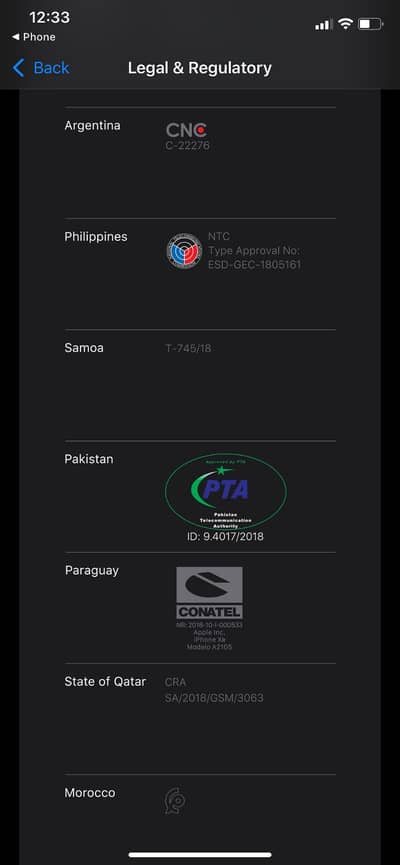 Iphone xr pta approved