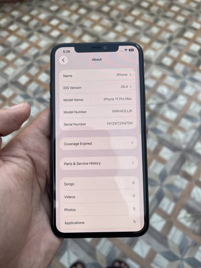 iPhone 11pro max factory 256
