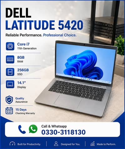 Dell Latitude 5420 : Core i7-11th Generation