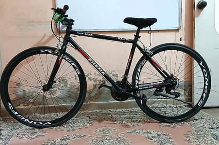 hybrid cycle with 10 gears ,thin tyers ,full of speed buy for fun