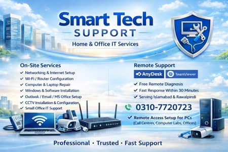 Professional IT Support – Home & Office Services | Isl/Rwp