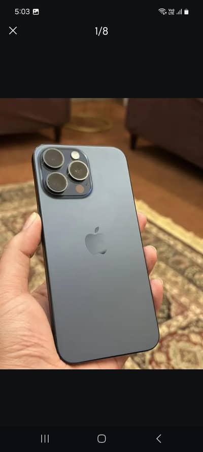 iPhone 15 Pro Max 256GB PTA Approved | Physical + eSIM | 89% BH
