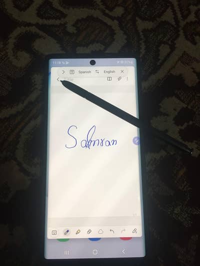 Samsung note 10 12gb ram 256gb rom non pta full ok
