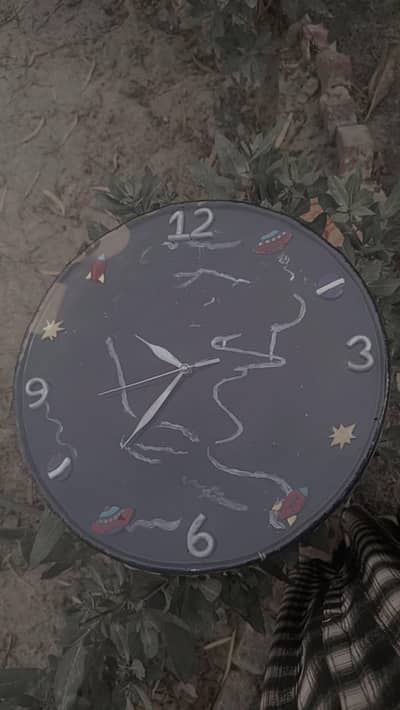 Unique Handmade Clay Wall Clock | Aesthetic Home Decor