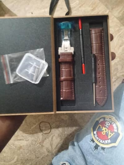 Sourcing Map Multiple Sizes Leather watch band