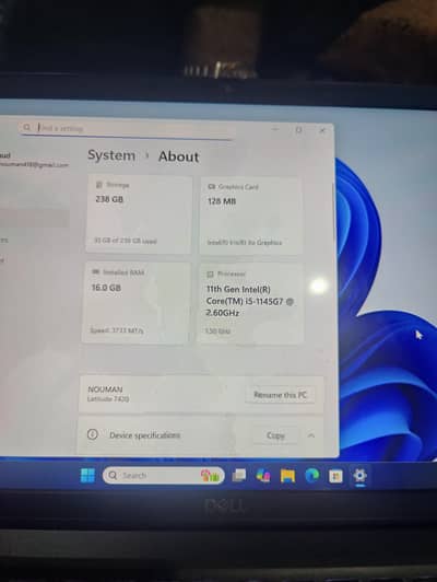 Dell Core i5 11 Generation