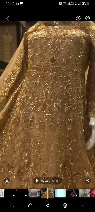 Bridal Maxi dress for sale.