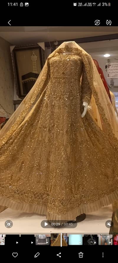 Bridal Maxi dress for sale.