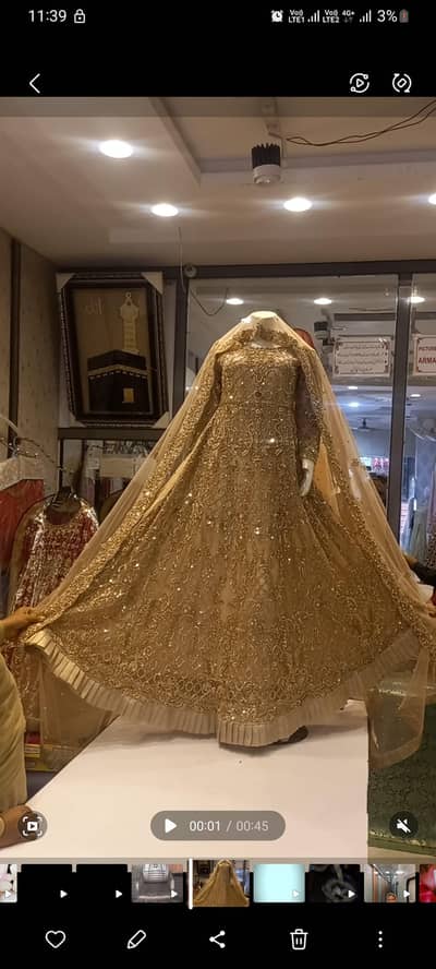 Bridal Maxi dress for sale.