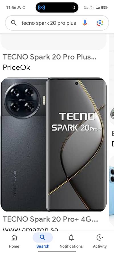 Techno spark 20 pro plus 1 hand used