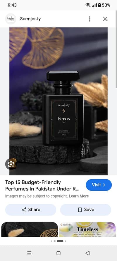 scenjesty ferox Eau de parfum (EDP)