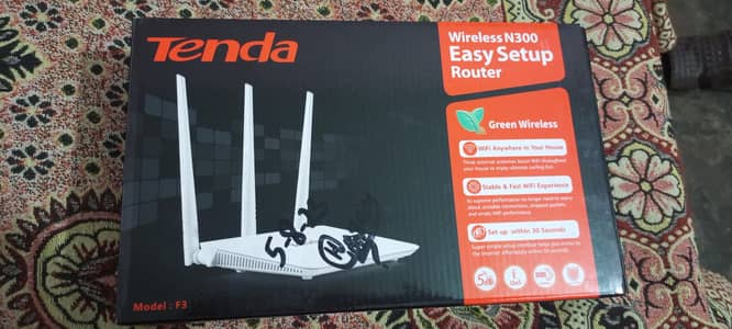 Tenda WiFi Router Model F3 wireless N300