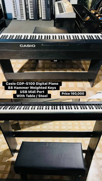 Casio CDP-S100 Digital piano 88 Hammer weighted keys / Keyboard Guitar