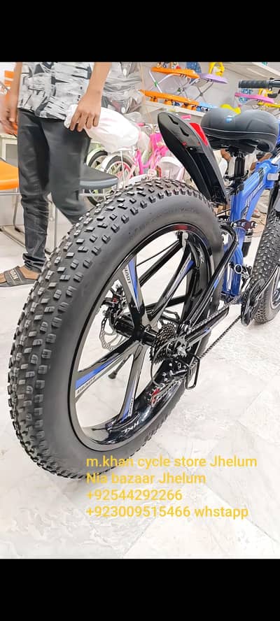 folding bike cycle fat tyre 0.4 double shock Shimano