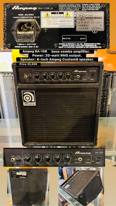 Ampeg BA-10B Bass Guitar amplifier / Grand piano / Keyboard / Amp
