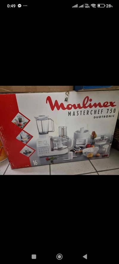 moulinex master chef 750 brand new box pack
