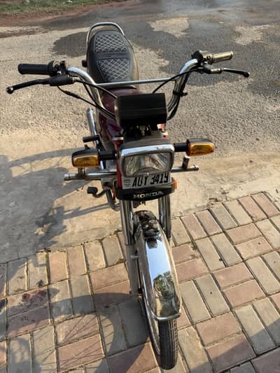 Honda CD 70 Red Color 2022 Model