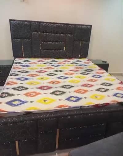 dubble bed , dressing table, wardrobe , mettress