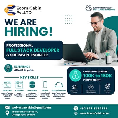 We’re Hiring – Full Stack Developer & Software Engineer