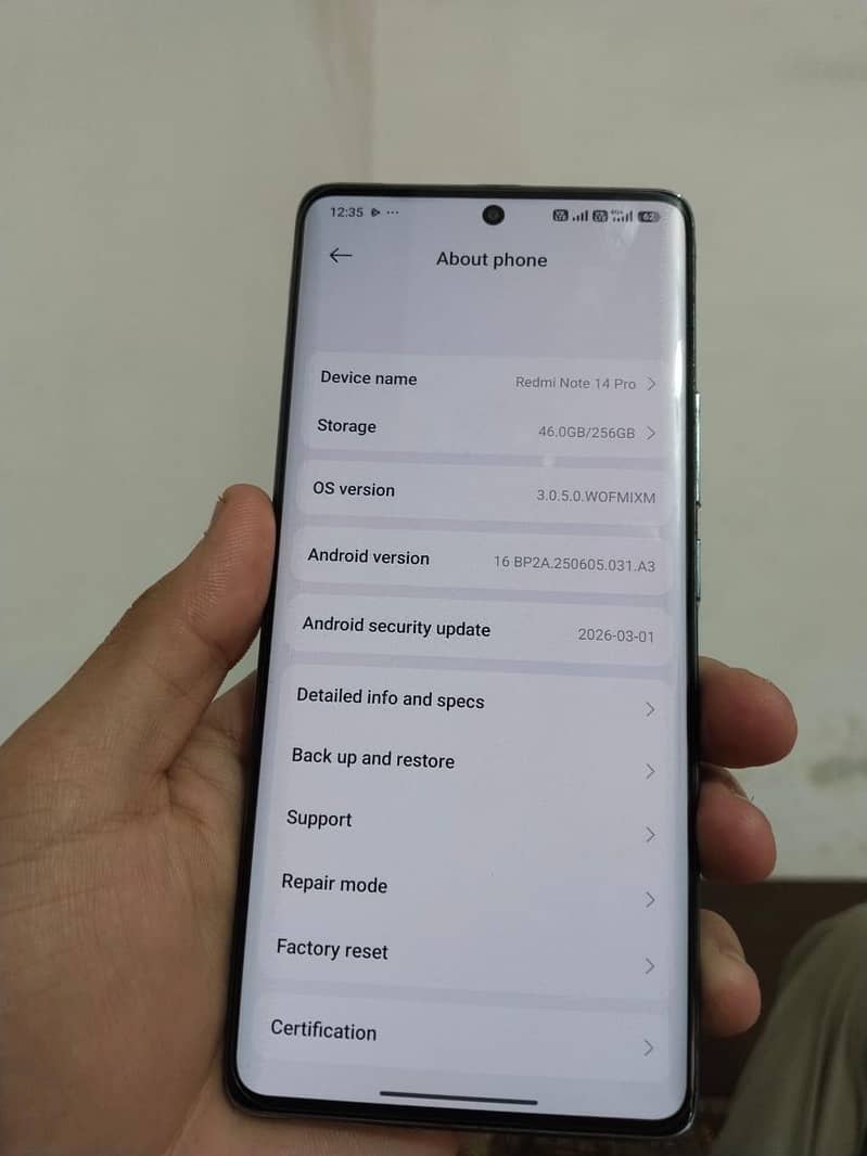 Redmi note 14 pro 8/256 3