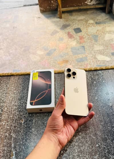 iphone 16 Pro Max PTA Approved Physical eSim 100 Health in Official WR