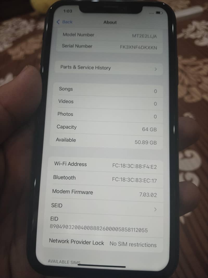 IPhone XR 3