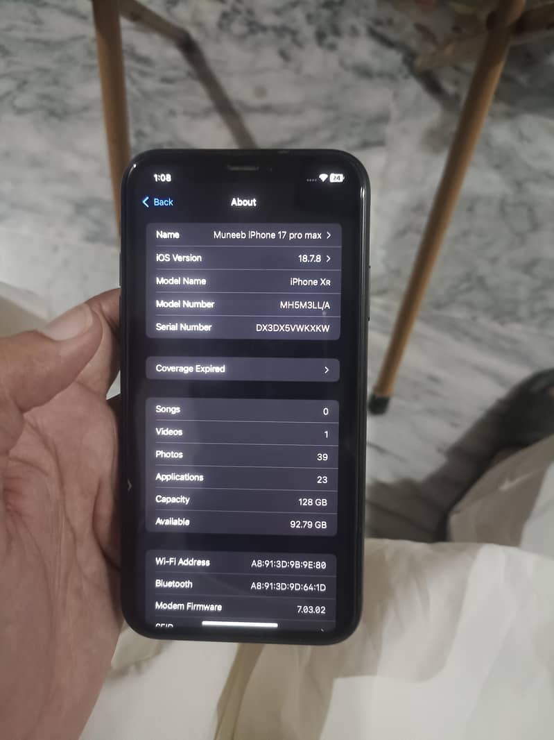 iphone XR 3