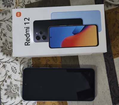 Redmi 12 Genuine Condition with Box, Original Charger
