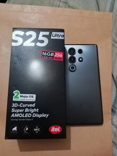 itel S25 ultra 256GB - 8GB RAM  PTA approved