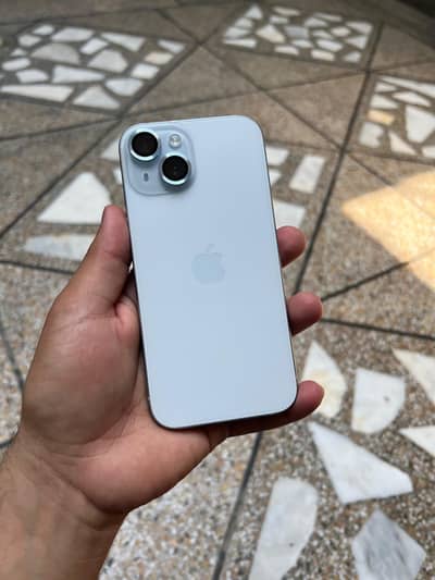 Brand new iPhone 15 blue.