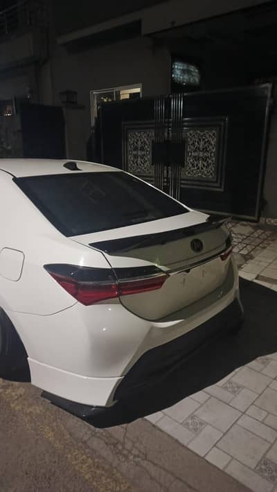 Front and back altis x bumpers neat condition