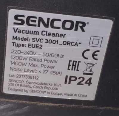 SENCOR High Power Wet & Dry Vacuum cleaner Blower -1400 Watt Strong