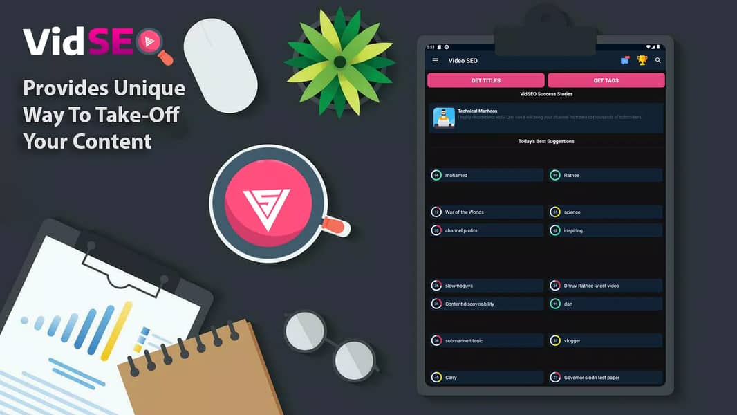 Complete Android Source Code - VidSEO: AI YouTube SEO Generator App 0